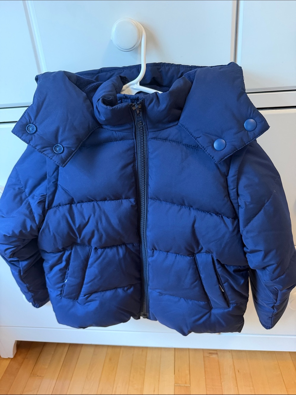Crewcuts Navy Blue Kids Puffer Jacket